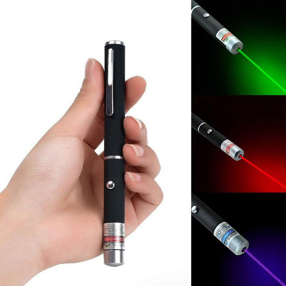 Kraftfull Laserpekare – Grön, Blå och Röd Punktlaser för Flera Användningsområden